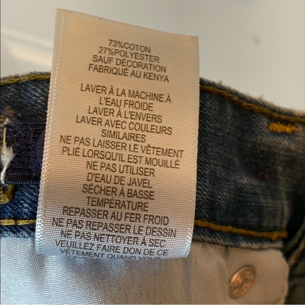 Levi’s Jeans Women’s 505 Regular Blue Jeans Size W 26 L 26 - Picture 5 of 7